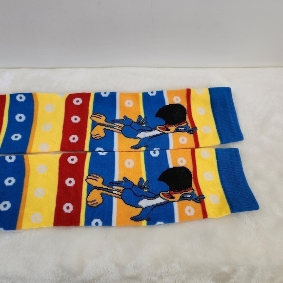 Kelloggs Toucan Sam Froot Loops Novelty Blue Yellow Orange Red Socks Unisex - Picture 7 of 8